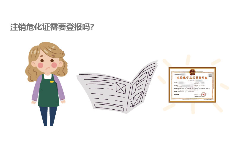 注銷?；C需要登報嗎？
