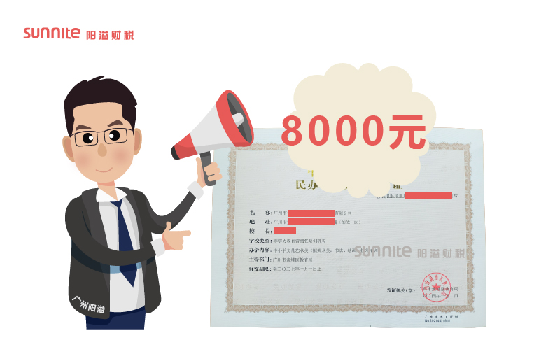 2024年3月辦學(xué)許可證辦一個得多少錢？